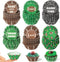 Football Mini Cupcake Liners - 600pcs Football Themed Baking Cups Muffin Case Cupcakes Wrappers, Rugby Sport Paper Cake Wrap Making Supplies for G...