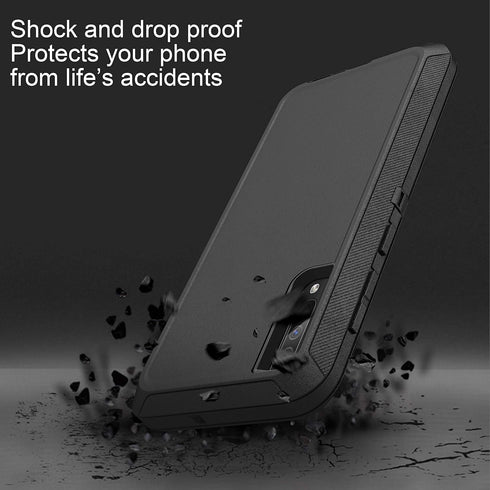MXX Heavy Duty Case Made for Samsung Galaxy A50 - (No Screen Protector) Drop Protection Case Made for Galaxy A50/ A50s/ A30s (Black)...