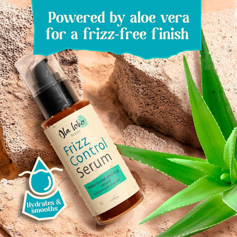 Anti Frizz Hair Serum - Hair Serum for Frizzy Hair, Hair Serum for Dry Damaged Hair - Moisturizing and Nourishing Frizz Ease Serum, Hair Serum wit...