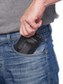 Alpine Swiss RFID Dermot Money Clip Front Pocket Wallet For Men Leather Comes in a Gift Box Black...
