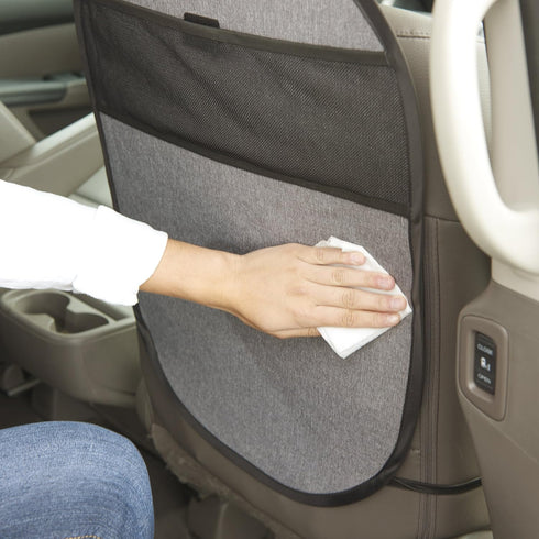 Evenflo Car Seat Kick Mat with Storage Pocket (Black)...