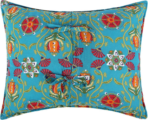 Greenland Home Thalia Pillow Sham, 1 Count, Model GL-1606AS, Standard 20x26-inch, Tango...