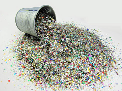 Jumbo Mylar Rainbow Foil Confetti - Glittering Metallic Confetti for New Year's, Surprises, Birthdays, Photoshoots, Engagements, and Weddings (300...