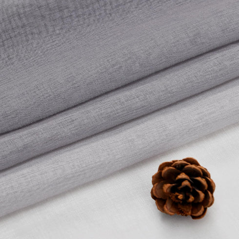 DWCN Ombre Sheer Curtains - Faux Linen Gradient Semi Voile Grommet Top Drapes Bedroom and Living Room Curtains, Set of 2 Window Curtain Panels, 52...