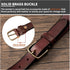 Women's Belts for Jeans, 5MM Womens Belt 1.1" Width Full Grain Leather With Gold Buckle Gift Box...