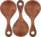 Karma Short Wood Tasting Spoons Set - Short Wood Spoons for Cooking - Wood Kitchen Utensils - Wood - Set of 3...