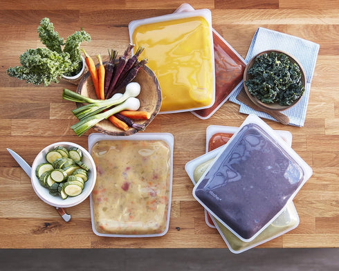 Stasher Stsb03 Silicone Bag, Half Gallon/Large, Transparent...