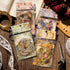 Yoksas 120 Pcs Gold Foil Butterfly Flower Fairy Stickers, Transparent Junk Journal Floral Fairyland Decals for Scrapbook,Tumbler,Planner,Laptops,R...