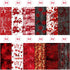 Double - Sided Scrapbook Paper, Halloween Blood Handprint Pattern, 12" Decorative Craft Paper Origami Paper for Kids DIY Cardmaking, 12 Designs - ...