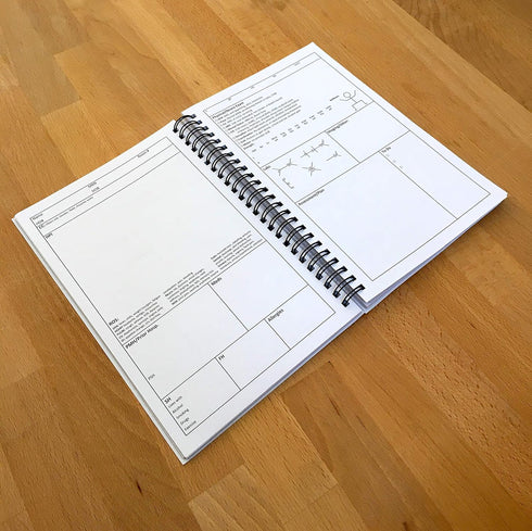 Neurology H&P Notebook Medical History and Physical notebook, 100 medical templates with perforations...