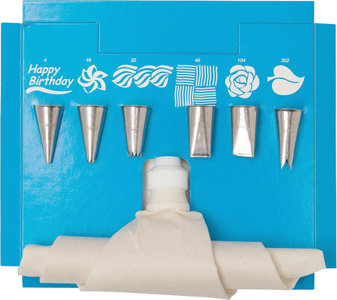 Ateco 8-Piece Cake Decorating Set...