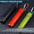 3 Pieces Metal Container Portable Sealed Container Bottles Aluminum Alloy Case Waterproof Jar Travel Container with Key Chain for Outdoor Camping ...