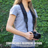 USA Gear TrueSHOT Neck Strap Neoprene Camera Straps - Padded Camera Strap, Pockets, and Quick Release Buckles - Compatible with Canon, Nikon, Sony...