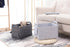 Storage Basket Felt Storage Bin Collapsible & Convenient Box Organizer with Carry Handles for Office Bedroom Closet Babies Nursery Toys DVD Laundr...