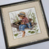 RIOLIS 1470 - Let's Go Fishing - Counted Cross Stitch Kit 12" x 12" 14 Count White AIDA 24 Colors...