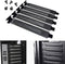 5pcs Black PCI Slot Cover Dust Filter Blanking Plate Hard Steel with Screw...