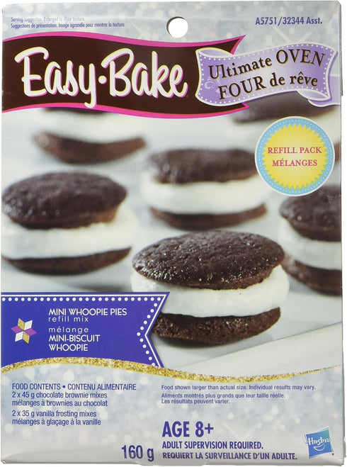 Hasbro Easy-Bake Refill Mini Whoopie Pie Mix, Net Wt. 5.6 Oz....