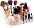 Masirs Clear Cosmetic Storage Organizer, Easily Sort Make-up, Jewelry & Hair Accessories, Looks Elegant on Your Vanity, Bathroom Counter or Dresse...