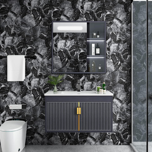 Kitico Marble Contact Paper for Countertops 15.7"x39.37" Peel and Stick Wallpaper Black White Marble Granite Vinyl Roll Self-Adhesive Removable Wa...