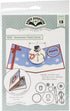 KB Riley 1012 Karen Burniston Dies-Snowman Twist Circle Pop-Up...