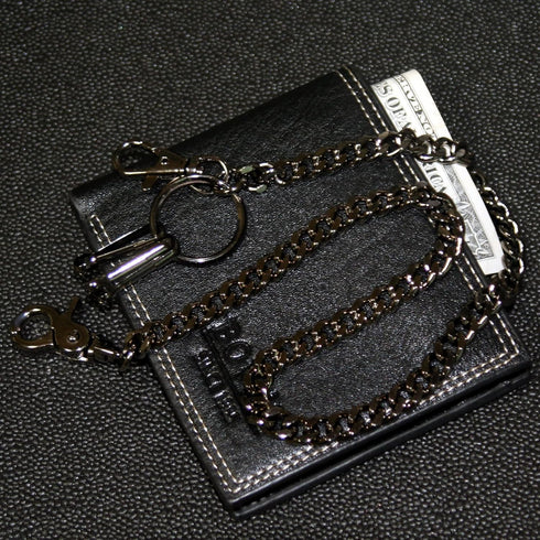 Double K Basic Strong Leash Biker Trucker Key Jean Wallet Chain (21") BLACK CS14620...