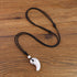 Grounding Howlite Magatama Natural Stones Pendant Janpanese Necklace...