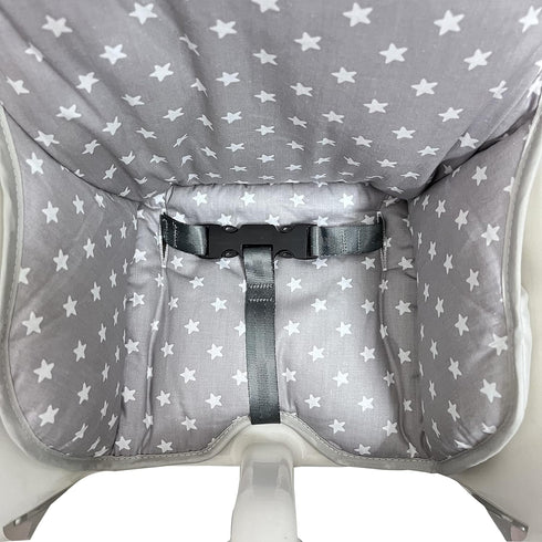 Cotton Seat Covers for IKEA Antilop Highchair,Cotton Surface and Cotton Padded,Forest Pattern Foldable Baby Highchair Cover for IKEA Child Chair C...