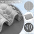 Dog Cooling Mat Cooling Pad for Dog, Washable Cooling Blanket Cushion for Kennel Sofa Bed Floor Car Seats,Travel Summer Dog Pad Made of Ice Silk (...