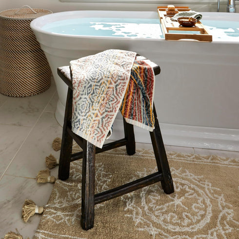 SKL Home Rhapsody Hand Towel (2-Pack), Spice...