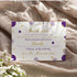 Paper Clever Party Purple and Gold Baby Shower Thank You Cards with Envelopes - Blank Notes with Prefilled Message - Personalize for Girls Gifts -...