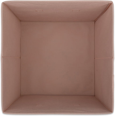 DII Non Woven Fabric Storage Bin Collection Collapsible Organizer Cube, Small Set, 13x13x13", Millennial Pink, 2 Count...