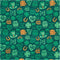 Jacob Alexander Men's Happy Saint Patrick's Day Kiss Me I'm Irish Lucky Symbols Pattern Pocket Square - Green...