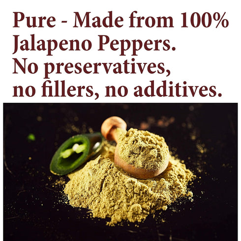 The Spice Way Jalapeno Powder - (4 oz) hot pepper powder from pure chile dried pods...