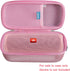 Hard Travel Case for JBL FLIP 5 / JBL FLIP 6 Waterproof Portable Bluetooth Speaker (Pink)...