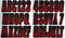 Hardline Products Series 300 Factory Matched 3-Inch Boat & PWC Registration Number Kit, Red/Black - REBKG300...