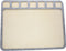 The Beadsmith Seed Bead Treasure Mat – 14” x 11” (35.6 x 27.9cm) – Soft Surface, 7 Compartments, Raised Border – Perfect for Working on Seed Bead ...