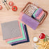 Homaxy 12 Pack Kitchen Dish Cloths (10 x 10 Inches, Purple), Super Soft and Absorbent Coral Velvet Dish Towels, Nonstick Oil Fast Drying Microfibe...