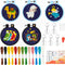 WATINC 9Pcs Jesus Embroidery Kit for Kids, DIY Keychain with Christmas Patterns Needlepoint Starter Kits, Stamped Cross Stitch Craft Supplies for ...