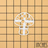 Mushroom cookie cutter, 1 piece - Bakerlogy...