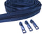 Goyunwell #5 Navy Blue Zipper Tape Zippers by The Yard 10 Yard for The Sewing Purse Bag Backpacks with 20pcs Blue Pulls and Teeth...