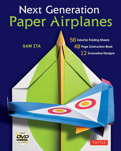 Next Generation Paper Airplanes Kit: Engineered for Extreme Performance, These Paper Airplanes are Guaranteed to Impress: Kit with Book, 32 origam...