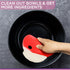 Zoie + Chloe Multipurpose Silicone Bowl Scraper - Dough Scraper for Cleaning Mixing Bowls, Baking Pan - Silicone Scraper Spatula For Painting, Smo...