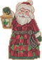 Santa with Lantern Counted Cross Stitch Ornament Kit Mill Hill 2021 Jim Shore JS202113,multi...