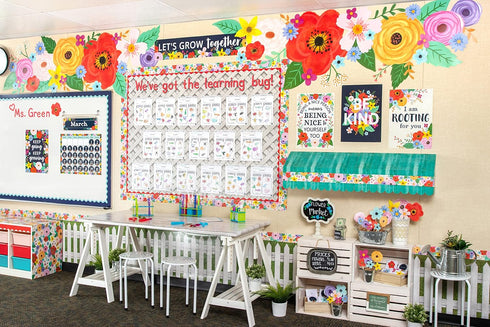 Teacher Created Resources Wildflowers Bulletin Board (TCR6593)...