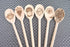 Mini 8-Inch Long Wooden Spoons, Oval Wood Mixing Spoons for Baking, Stirring -Sauce Spoons Made of Natural Beechwood - Set of 6 mini wooden spoons...