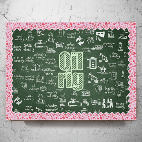 URATOT 65.6 Feet Valentine's Day Bulletin Board Border Scalloped Border Decoration Rolled Borders for Black Board, Classroom Decoration...