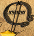 Large Twisted Penannular Brooch Cloak Pin Black...