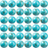 100Pcs Natural Stone Beads 8mm Turquoise Round Gemstone Loose Beads with Elastic Bracelet String for Bracelets Necklace Jewelry Making...