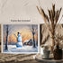 Posterizer 1 pcs-cute snowman in snowy wintery nature 2-Landscape & Nature Art-Holiday Poster Collection-Living Room Bedroom Decor- unframed wall ...
