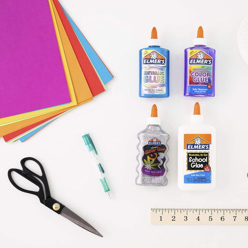 Elmer's Liquid Glitter Glue, Washable, Purple, 6 Ounces, 1 Count - Great For Making Slime...